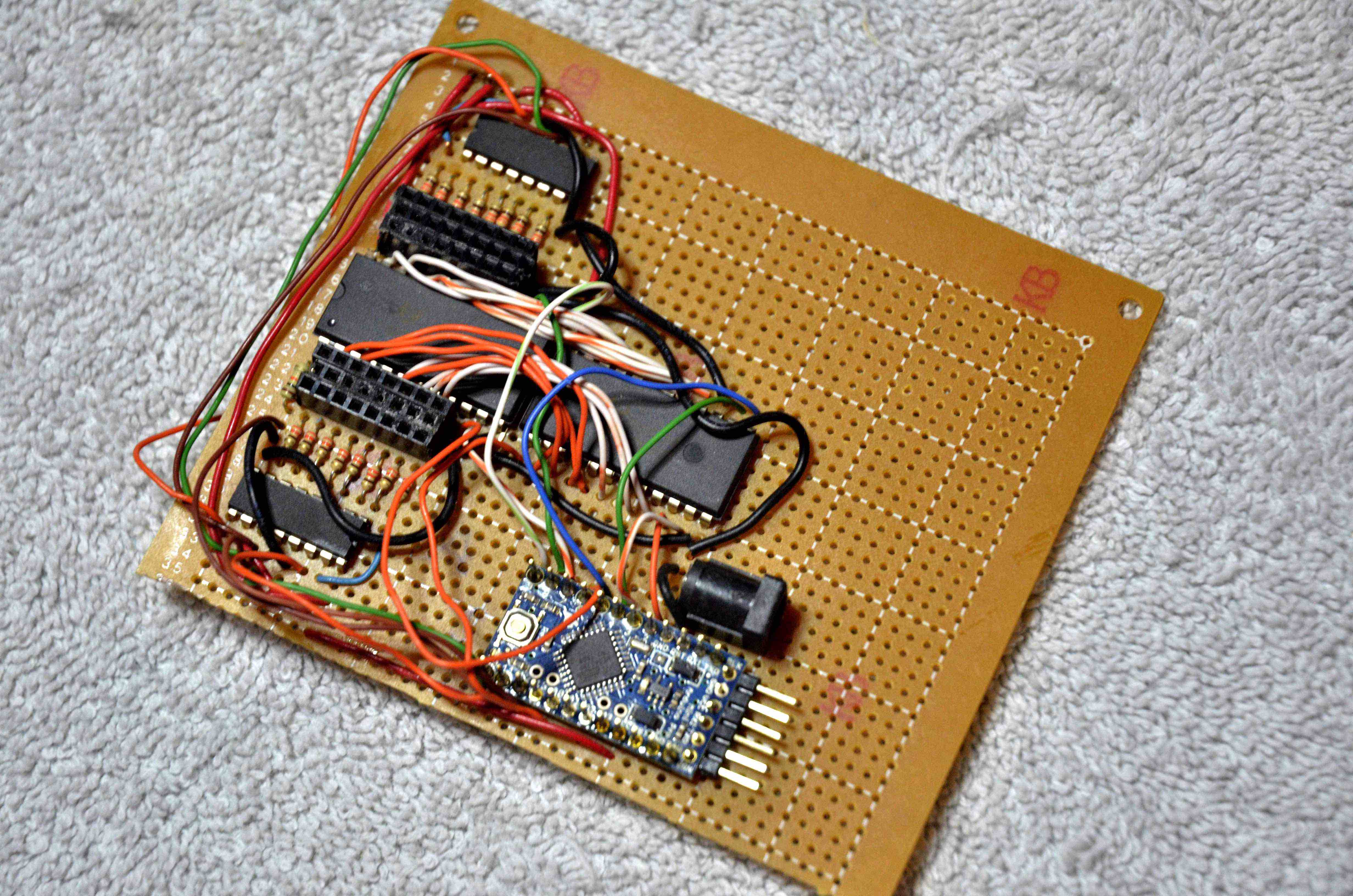 perfboard plant reader